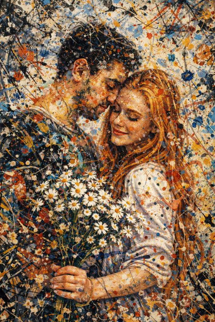 12.2 pollock tarzında, damlatma teknigi ve yogun soyut enerji