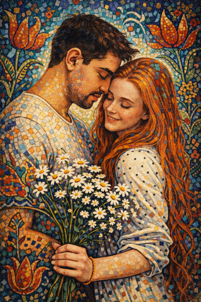 15.3 bedri rahmi tarzında, anadolu desenleri ve mozaik etkili renkler